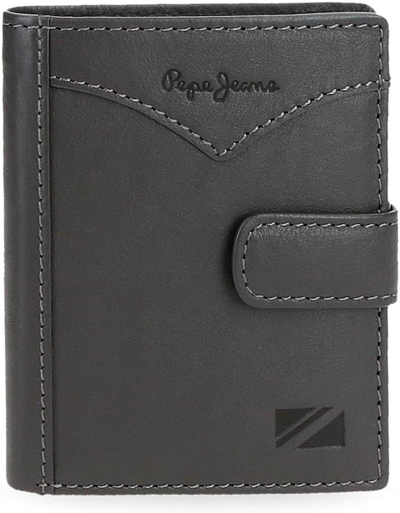 Geacă Pepe Jeans Portofel vertical cu închidere prin clic, mărime unică Portofel Barbati Naty Shop Gri