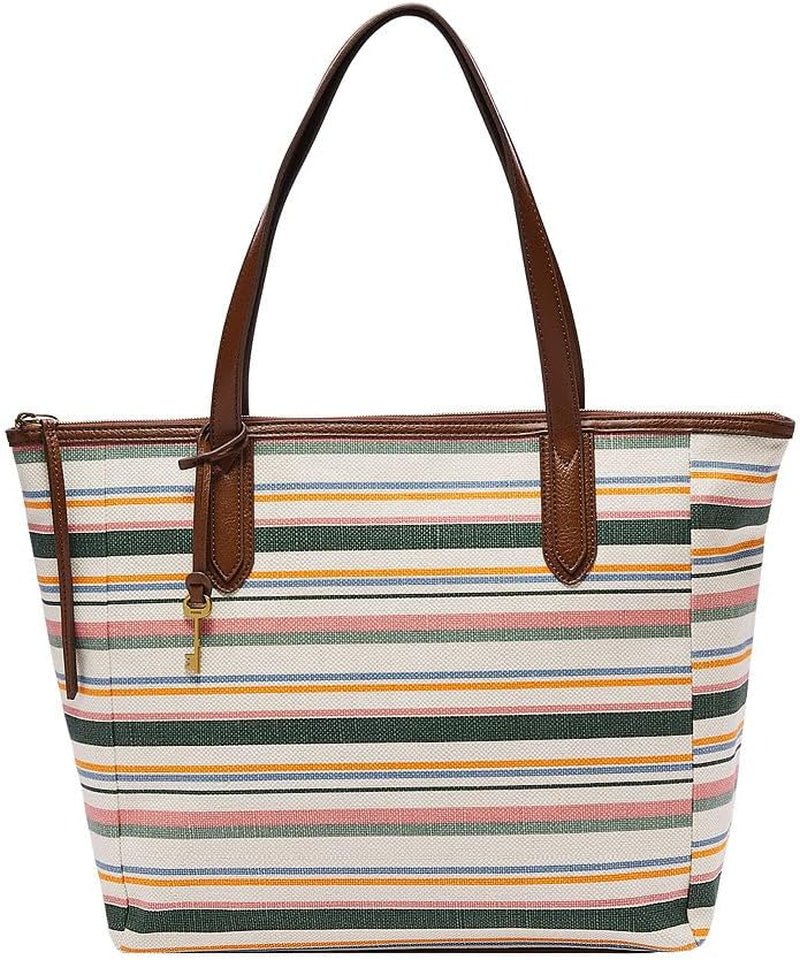 Geantă de damă Fossil Williamson Genti Femei Naty Shop Maro și dungi