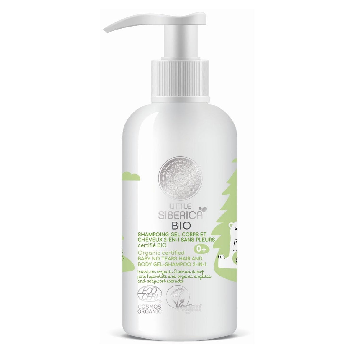 Gel de duș - Șamponare fără mirosuri Corps et Cheveux certifié BIO 250 ml Copii - Baie si Skincare Naty Shop Titlu implicit