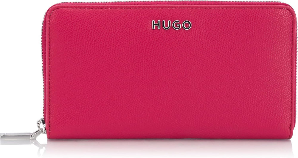 HUGO Ladies Chris Ziparound R. Zip_Around_Wallet Portofel Femei Naty Shop Roz mediu663 O mărime se potrivește tuturor