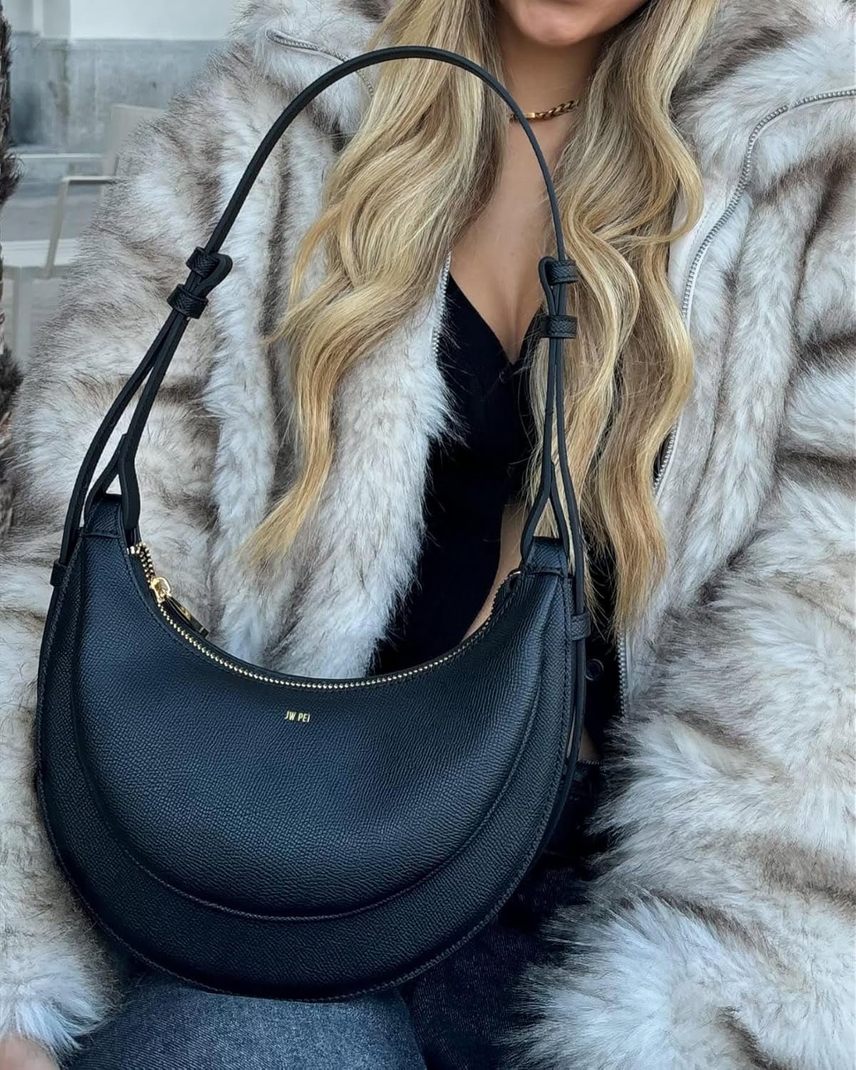 JW PEI Ladies Sharon geantă de umăr Genti Femei Naty Shop