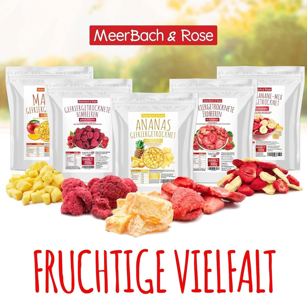 Mango liofilizat, 250g fructe liofilizate, fără aditivi, fructat, fabricat în Germania Produse deshidratate Naty Shop