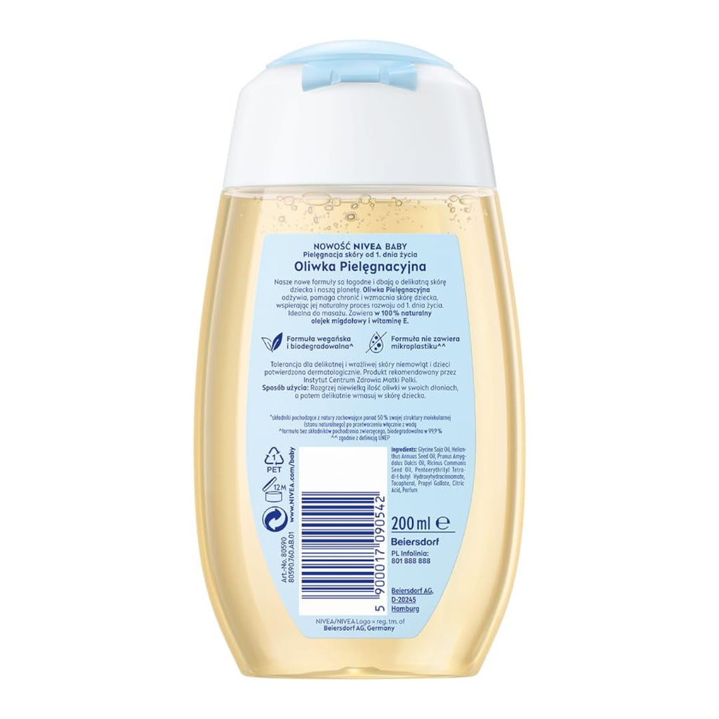 Măsline de îngrijire, 200 ml Copii - Baie si Skincare Naty Shop