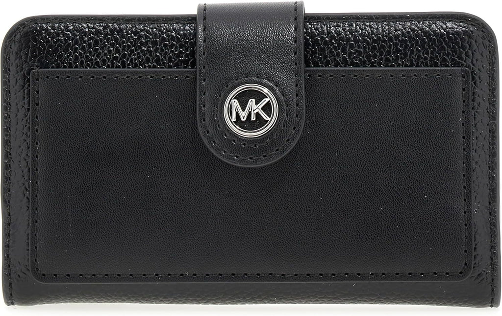 Michael Kors Women's Md Tab Pckt Bifold Hand Bag Portofel Femei Naty Shop Negru