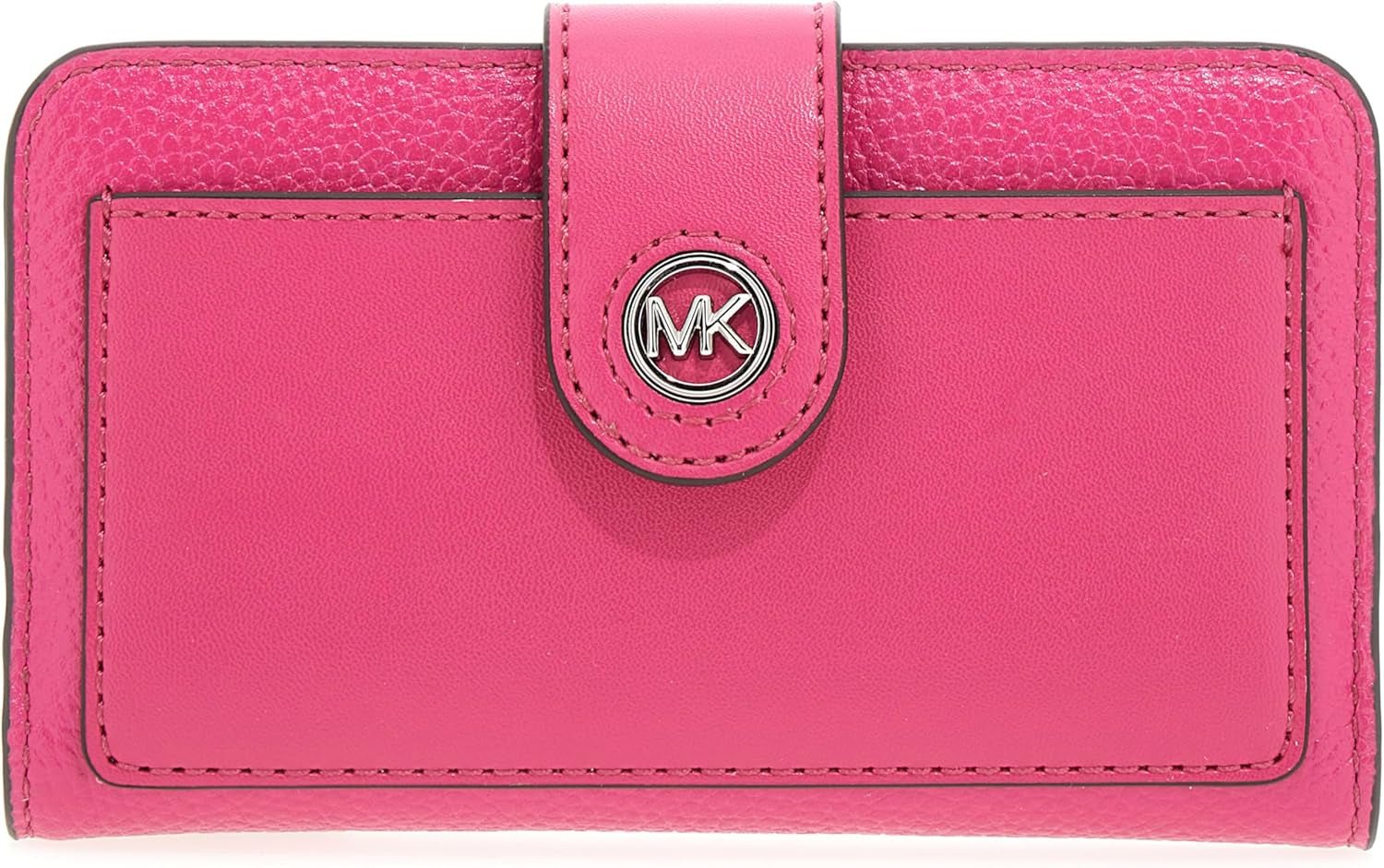 Michael Kors Women's Md Tab Pckt Bifold Hand Bag Portofel Femei Naty Shop Wild Berry
