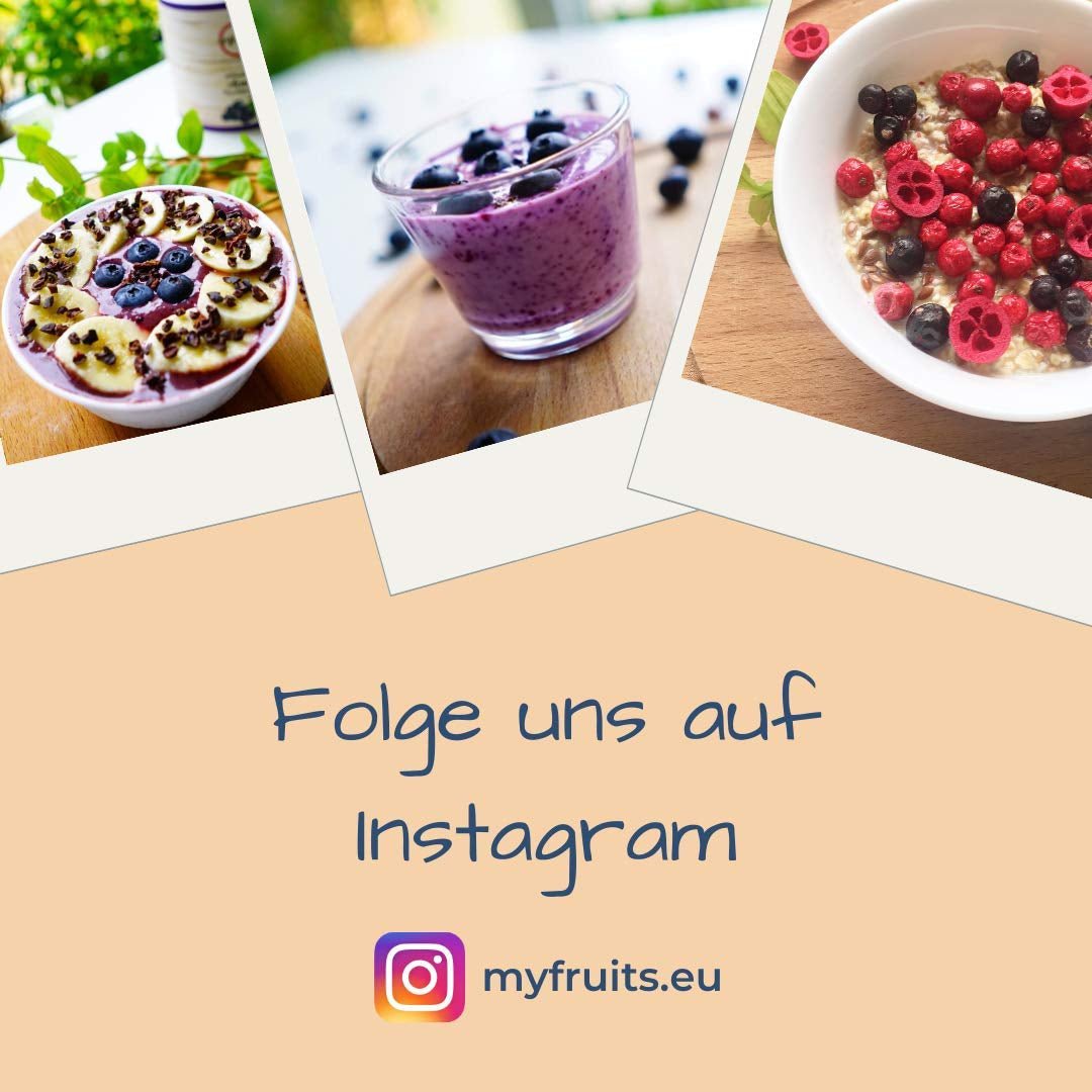 myfruits coacăze negre, fructe liofilizate, 100g, fără aditivi, 100% coacăze negre, fructe liofilizate și uscate pentru muesli sau porridge... Produse deshidratate Naty Shop
