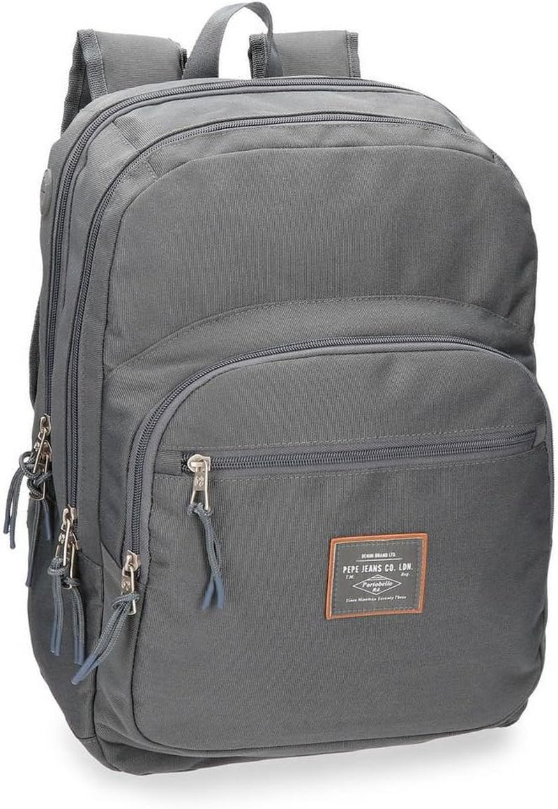 Pepe Jeans Cross An Trolley Rucsac personalizabil Verde 32x44x15 cms Poliester 0 21.12L Rucsacuri si ghiozdane premium Naty Shop Grau Rucksack 44