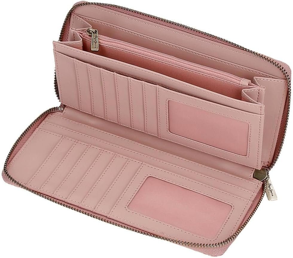 Pepe Jeans Megan Geantă de toaletă negru 17x9x2 cm Faux piele, negru, Talla única, Geantă de toaletă Portofel Femei Naty Shop