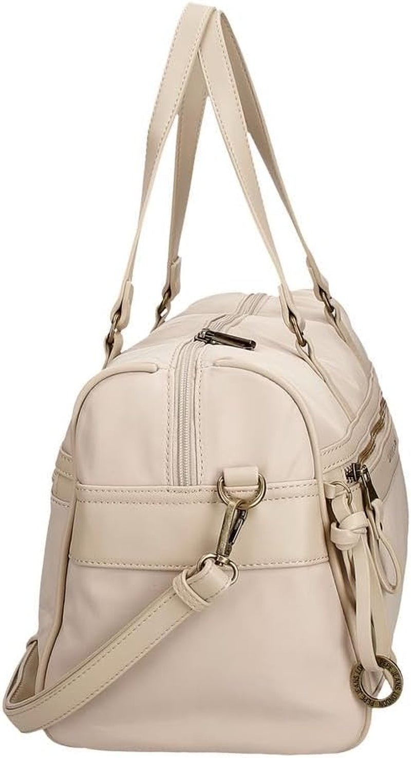 Pepe jeans Morgan, rucsacuri casual, genți de călătorie, piele artificială bej și negru pentru femei, de Joumma Bags Bagaje și echipament de călătorie Naty Shop