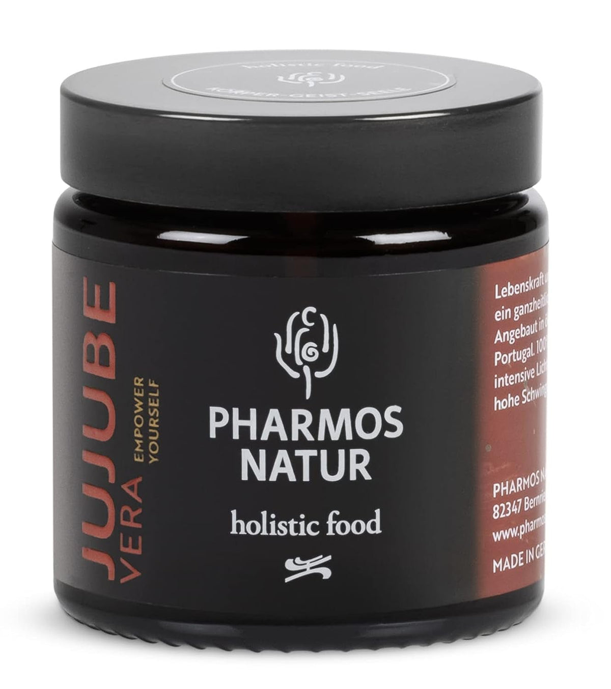 Pharmos Natur Jujube pulbere de fructe 50 g - vegan, fără gluten - alimente naturale pulbere uscată JujubeVera Produse deshidratate Naty Shop Titlu implicit