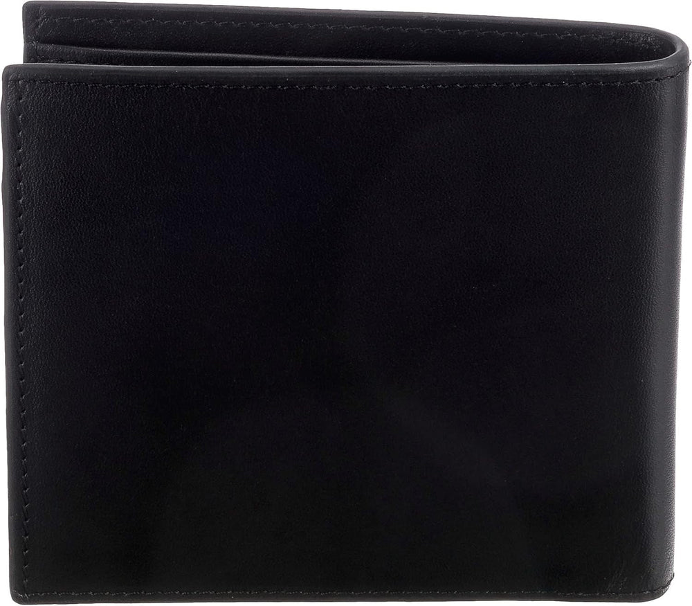 Portofel pentru bărbați Armani Exchange Essential, simplu, cu logo imprimat, negru Portofel Barbati Naty Shop