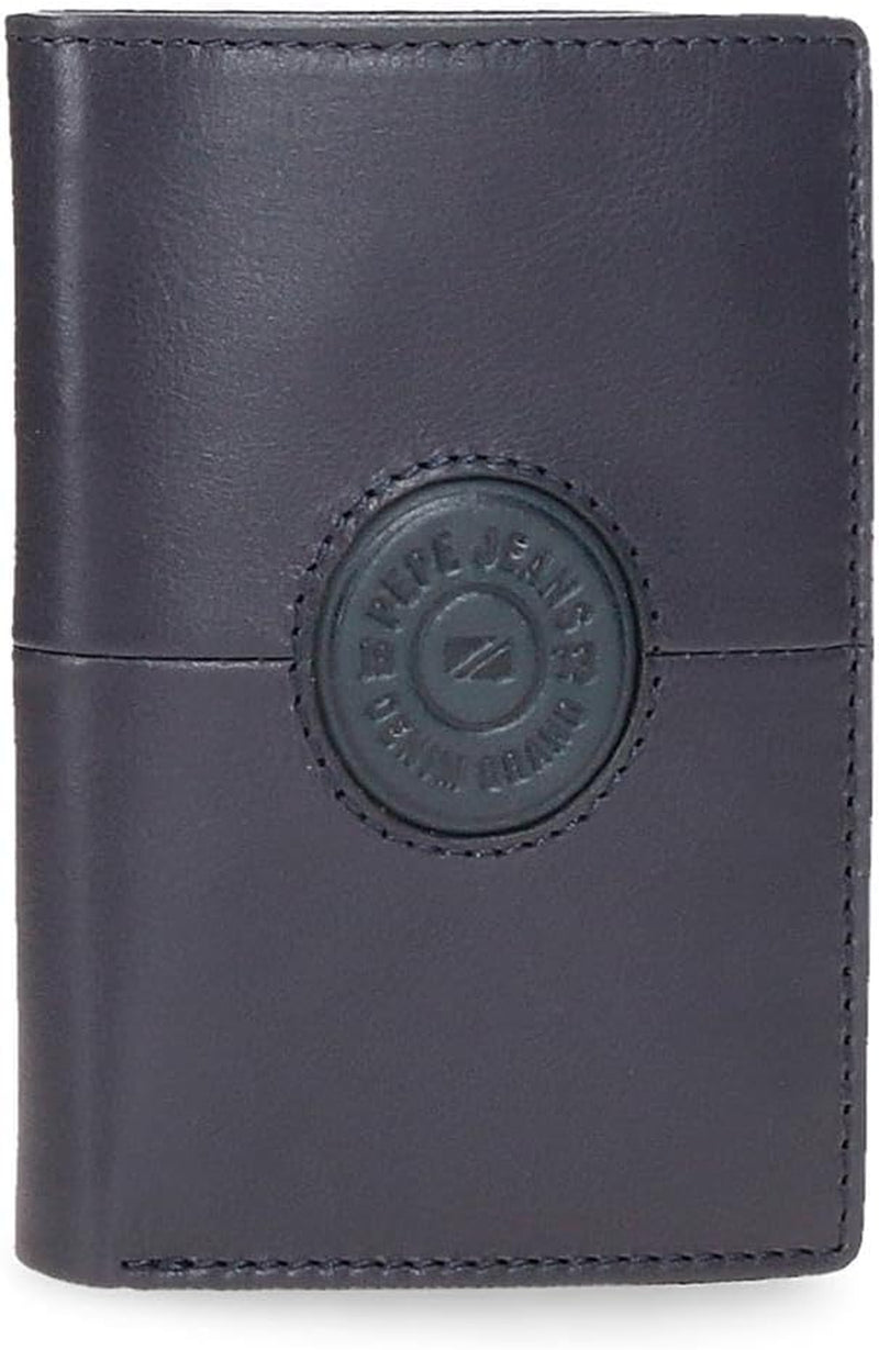 Portofele și poșete din piele de vacă Pepe Jeans Cracker, negru, maro, verde, diferite mărimi Portofel Barbati Naty Shop Maro Portofel vertical