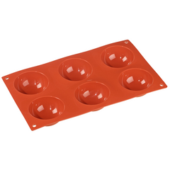 Forma emisferi di silicio 79 x 29 x 30 mm, 6 cavità