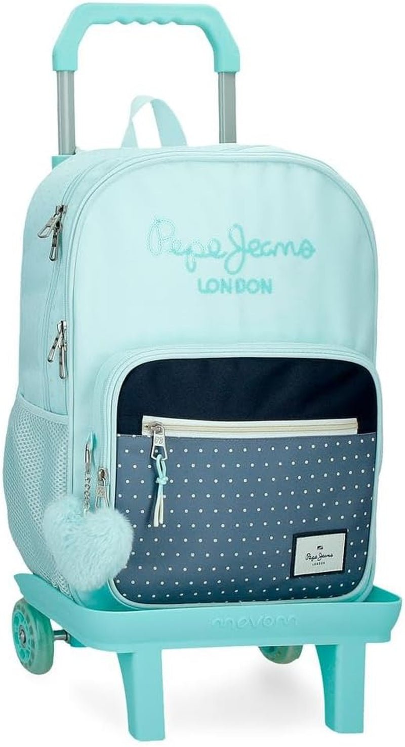 Rucsac școlar Pepe Jeans Dalma Rucsac pentru copii confecționat din poliester, curele late și reglabile care se ajustează, buzunar frontal. De la Joumma Bags Rucsacuri si ghiozdane premium Naty Shop Rucksack 40 + Wagen