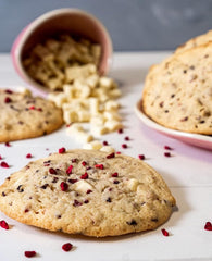 RUF Topping natural cu zmeură, cireșe, chipsuri de orez, fără aditivi artificiali, amestec de fructe pentru terci și produse de patiserie, fără gluten, vegan, 15g (pachet de 3) Produse deshidratate Naty Shop