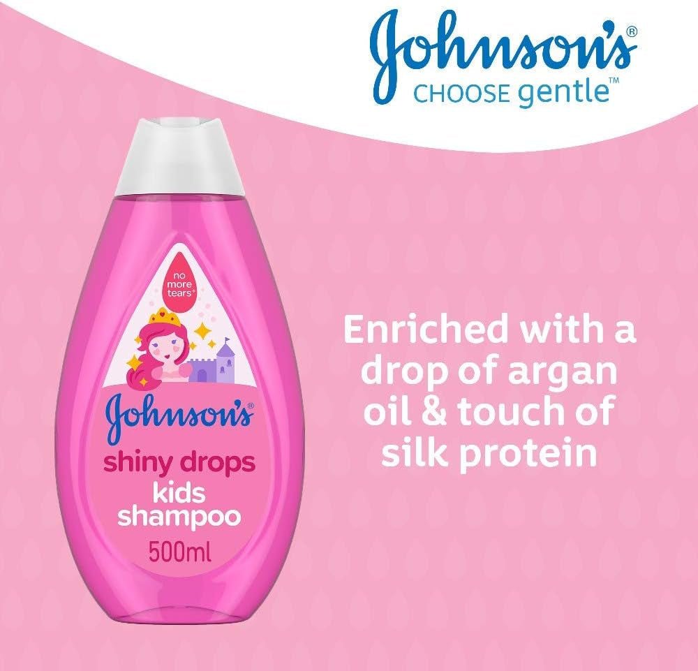 Șampon pentru copii Johnson's Shiny Drops, 500 ml Copii - Baie si Skincare Naty Shop