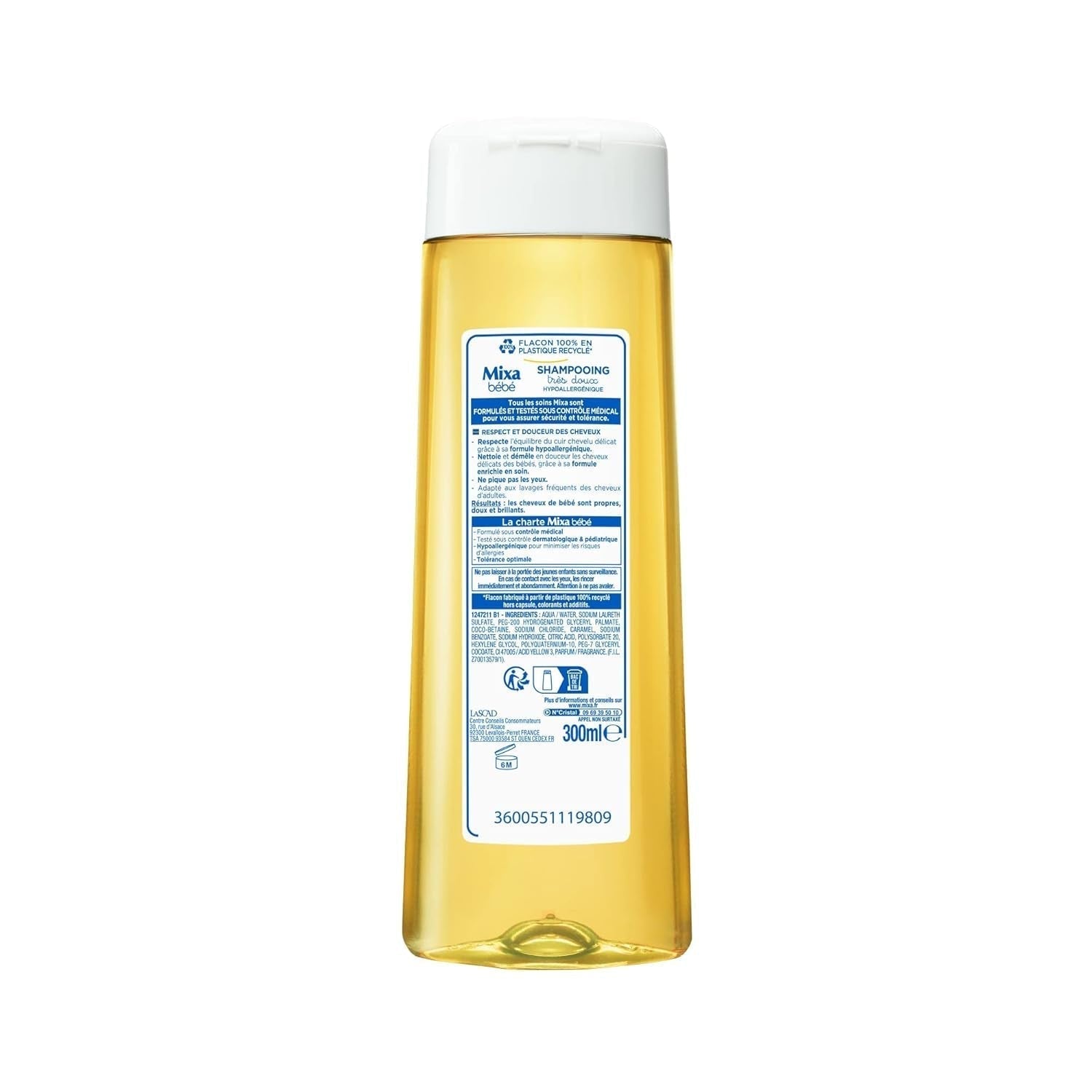 Șampon pentru copii Mixa, hipoalergenic, 300 ml Copii - Baie si Skincare Naty Shop