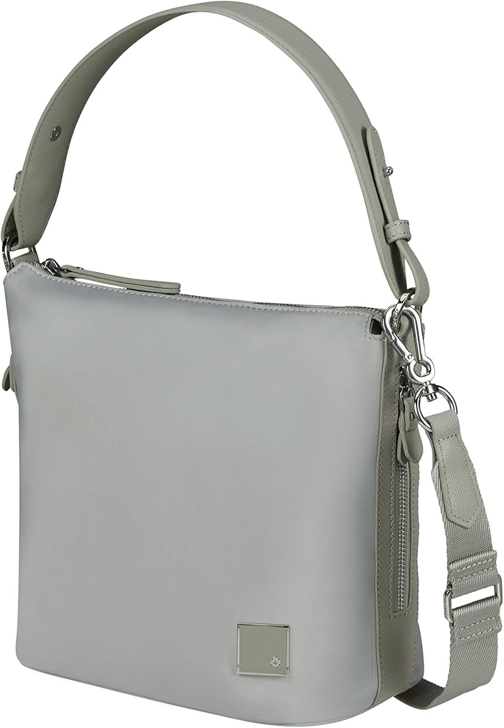 Samsonite Essentially Karissa - Geantă de voiaj S, 27 cm, gri (Dove Grey) Genti Femei Naty Shop Gri (Dove Grey)