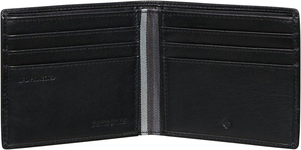 Samsonite Flagged SLG - Portofel, 10,5 cm, negru (negru) Portofel Barbati Naty Shop