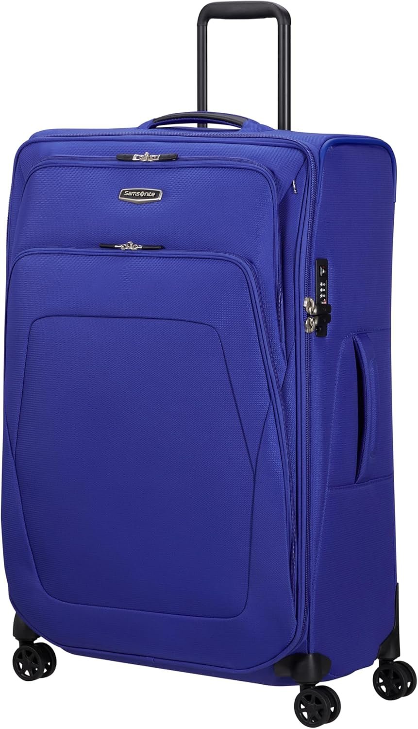 Samsonite Spark SNG ECO - Geantă cosmetică, 30 cm, 7 l, negru (Eco Black) Bagaje și echipament de călătorie Naty Shop Albastru nautic Spinner 79/29 Exp