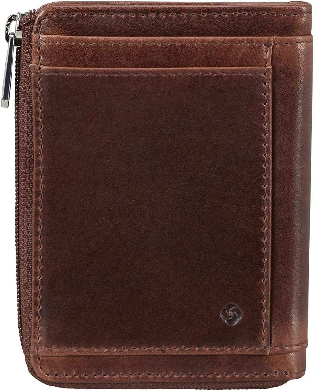 Samsonite Veggy SLG - Portofel, 10,8 cm, maro (maro închis) Portofel Barbati Naty Shop