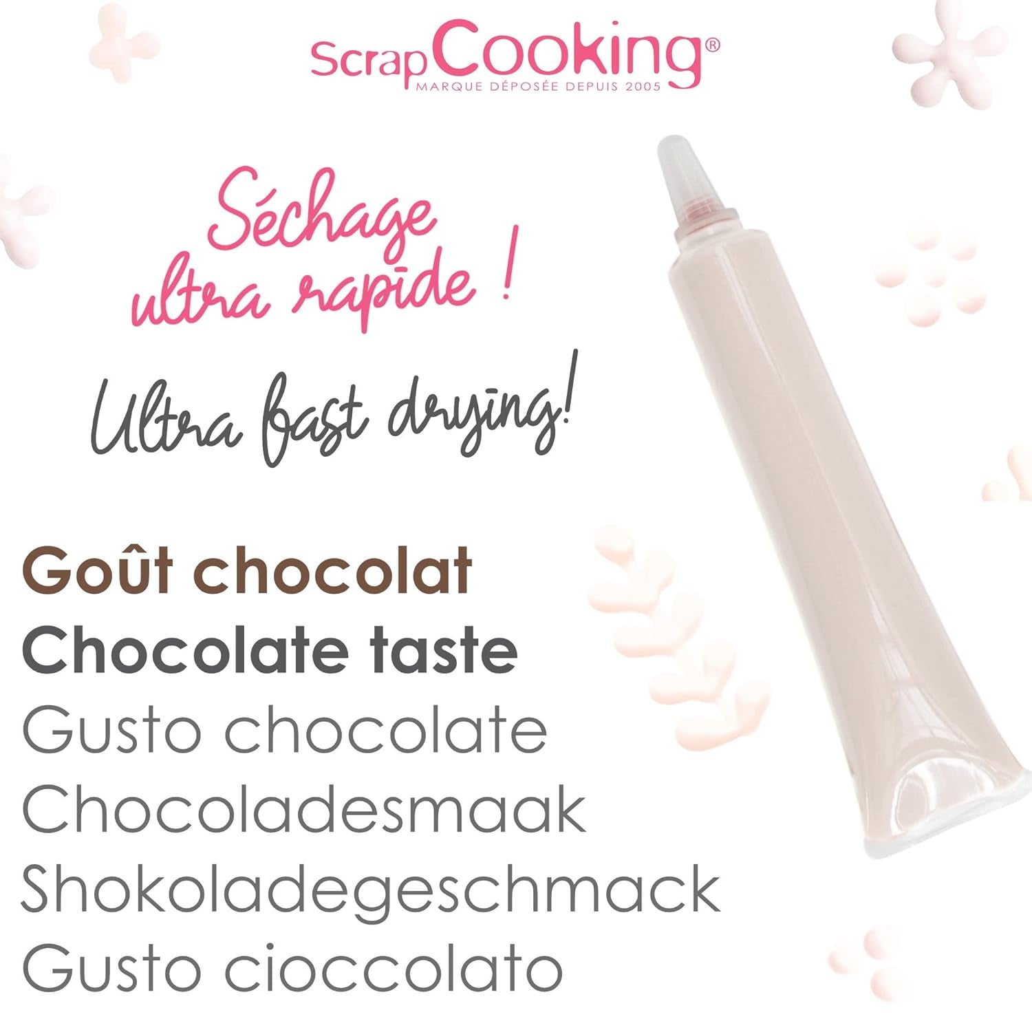 ScrapCooking - colorant alimentar, diverse culori, la tub pentru scriere, 25 grame Pasta de zahar Naty Shop