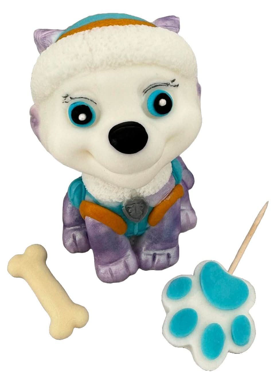 Set 3 decoratiuni comestibile din zahar, Everest, Patrula catelusilor Decoratiuni din Pasta de Zahar Nati Shop