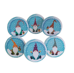 Set 6 decoratiuni comestibile din zahar, Craciun Nati Shop