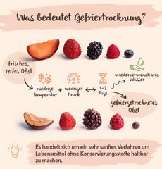 Smochine liofilizate BRIX | Smochine naturale, uscate 95 g | Premiul Great Taste pentru fructe uscate, uscate | Fără OMG, fără gluten, vegan, vitamine reținute Produse deshidratate Naty Shop