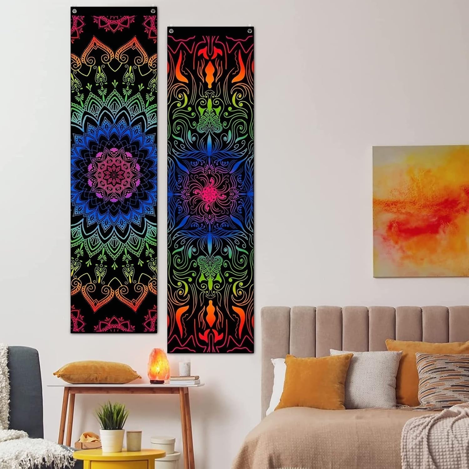 Tapiserie alishomtll pack mandala reactiv boemian vertical Casa - Accesorii si Decoratiuni Naty Shop