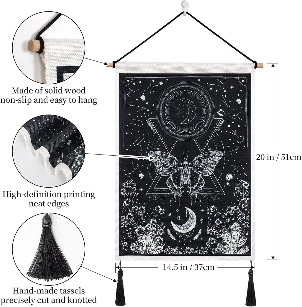 Tapiserie betylifoy bucati tapiserii mici paiete soare luna Casa - Accesorii si Decoratiuni Naty Shop