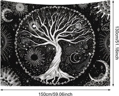 Tapiserie copac viata sun moon Casa - Accesorii si Decoratiuni Naty Shop