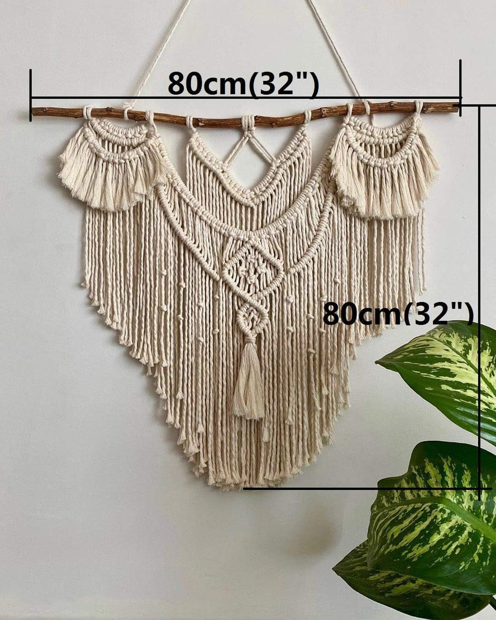 Tapiserie mare natural driftwood bohemian peste headboard Casa - Accesorii si Decoratiuni Naty Shop