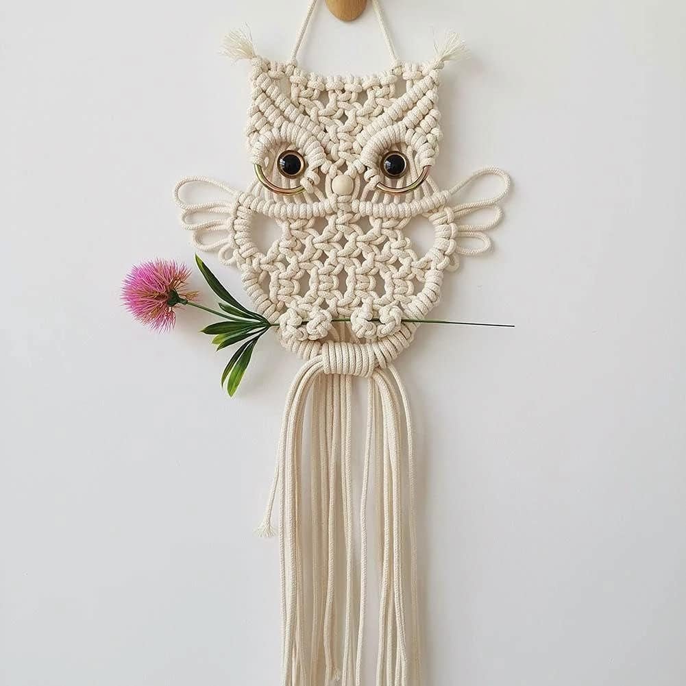 Tapiserie owl tapiseriei14wall decorare din bumbac handmade Casa - Accesorii si Decoratiuni Naty Shop Default Title