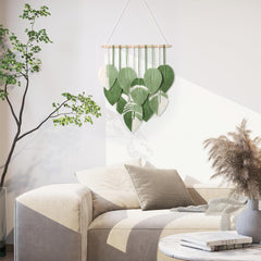 Tapiserie tapiterie frunze verzi tesute manual Casa - Accesorii si Decoratiuni Naty Shop