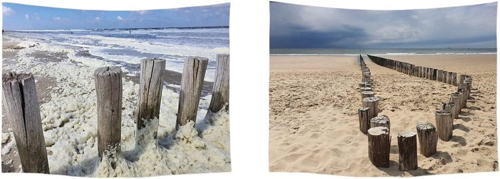 Tapiserie ulticool casa plaja mare insula palmier Casa - Accesorii si Decoratiuni Naty Shop Coastă de plajă