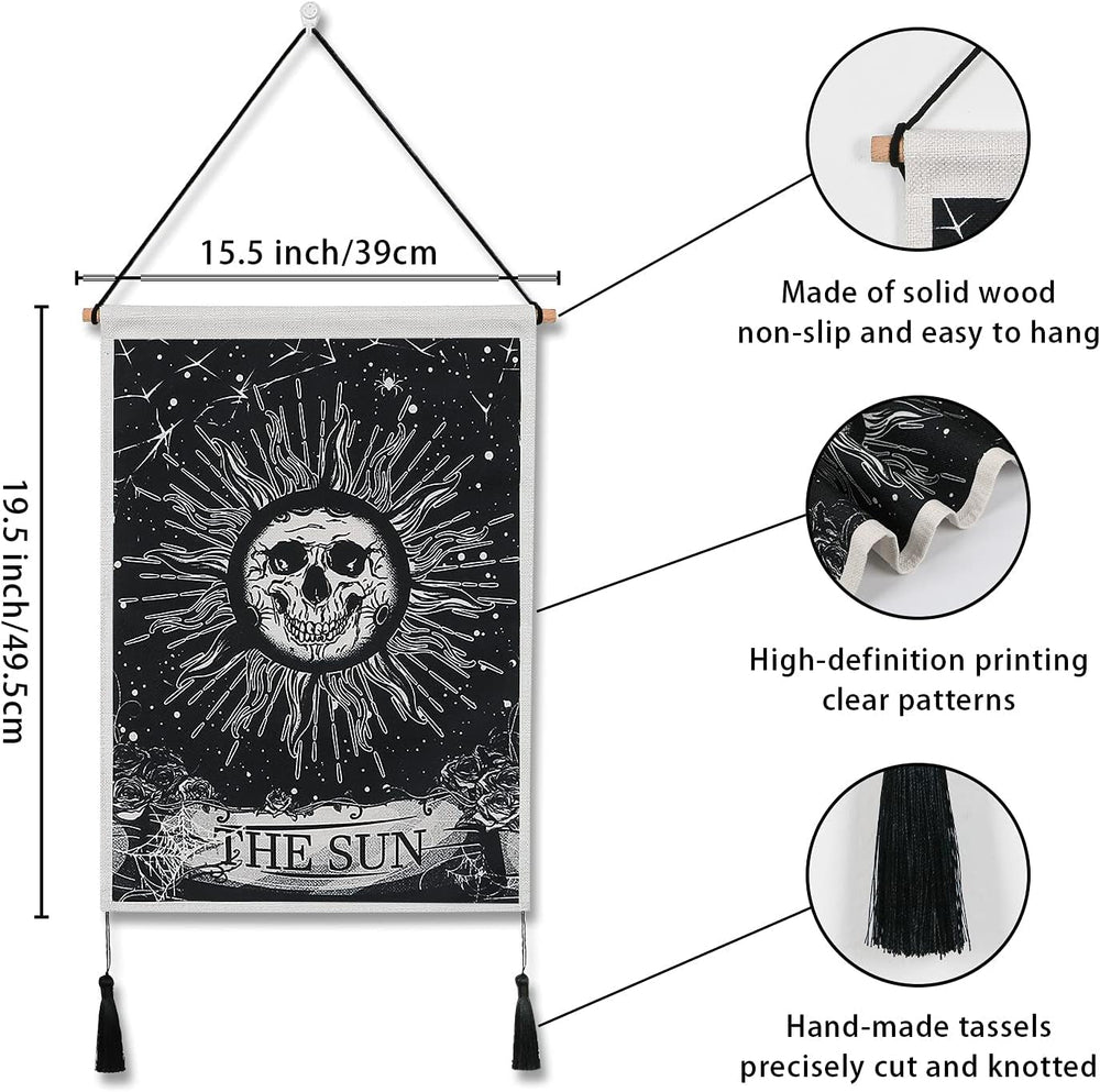 Tapiserie weldomcor craniu tarot set soare Casa - Accesorii si Decoratiuni Naty Shop