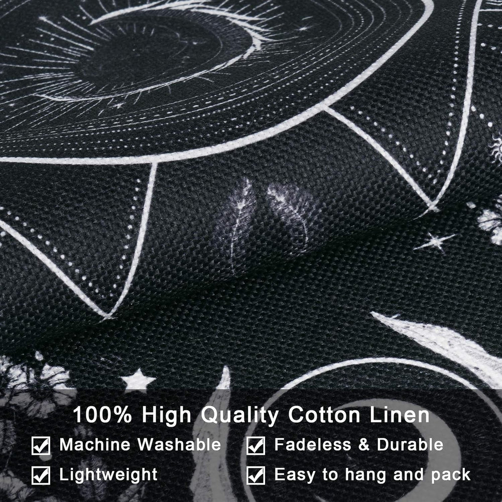 Tapiserie yugarlibi 2pcs tapiserii mici hanging luna soarele Casa - Accesorii si Decoratiuni Naty Shop