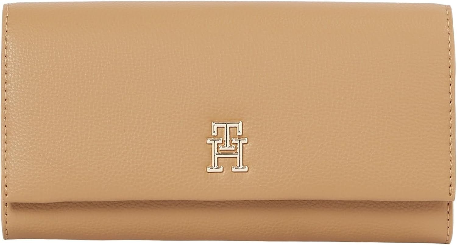 Tommy Hilfiger Aw0aw17267 Femeie Portofel Femei Naty Shop Kaki (pânză Safari) Os