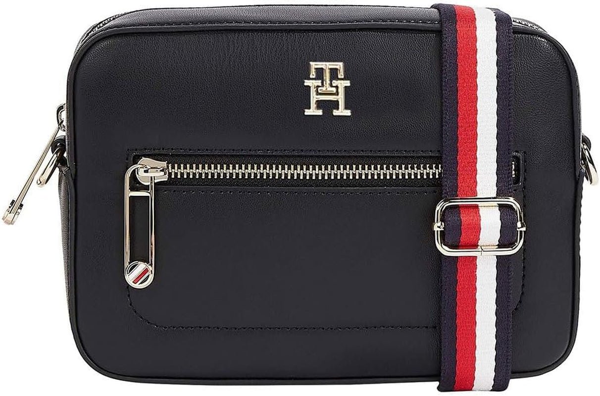 Tommy Hilfiger Crossbody Bag Bag Iconic Camera Bag Small Genti Femei Naty Shop Albastru spațial