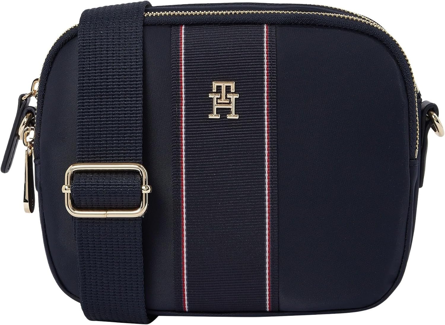 TOMMY HILFIGER Femeii Poppy Camera Bag Corp Aw0aw17230 Crossover Bagaje și echipament de călătorie Naty Shop Albastru (Space Blue Corp)