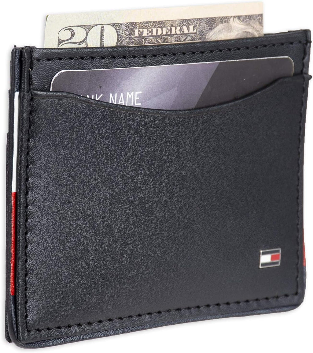 Tommy Hilfiger Men's RFID Blocking Card Holder Wallet Card Holder Portofel Barbati Naty Shop