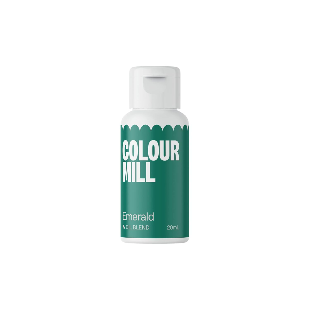 Colorant alimentar pe bază de ulei Oil Blend, 20 ml Naty Shop Verde Smarald 20 ml