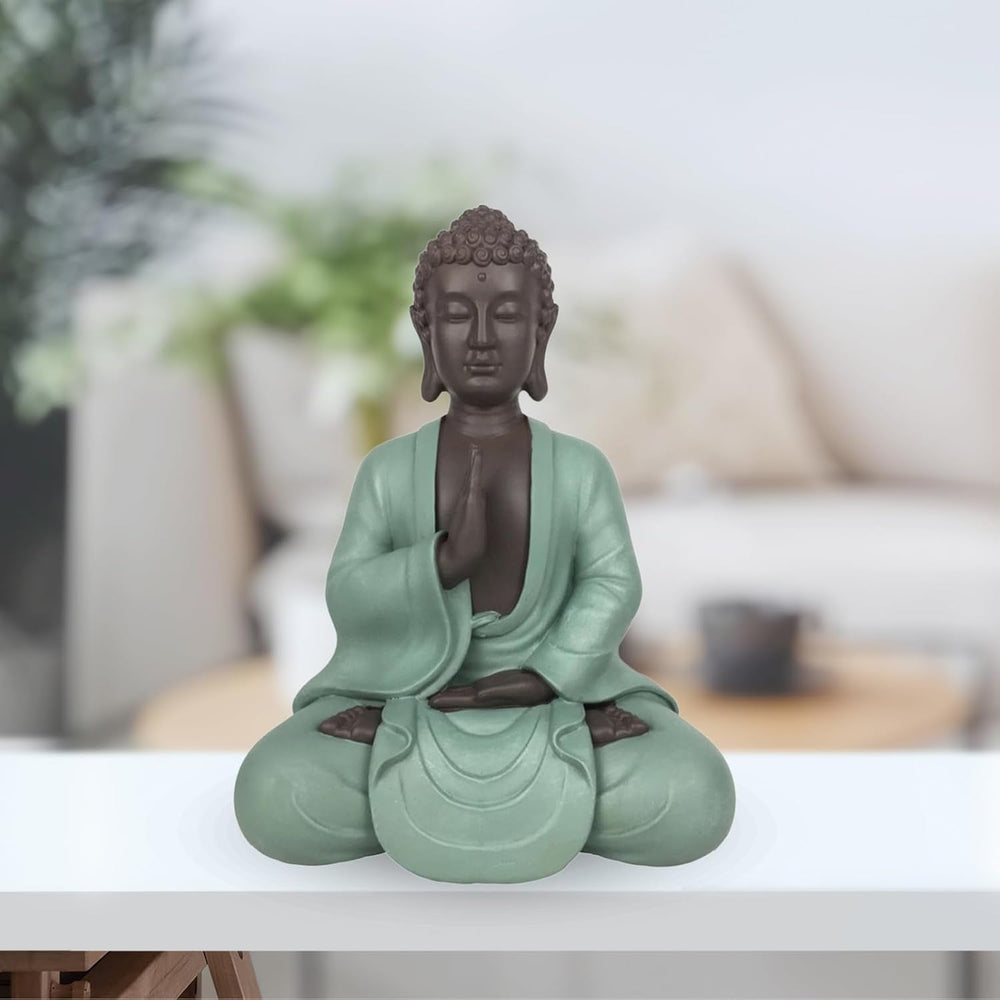 Zen Arôme SBM5 Statuie Zen Bodhi, verde/maro, 20 cm înălțime Statuete si sculpturi Naty Shop
